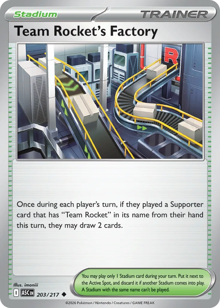 Team Rocket's Factory, Ascended Heroes #203/217