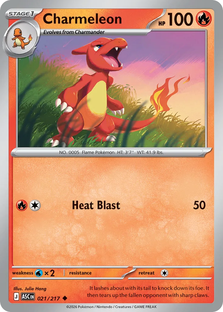 Charmeleon, Ascended Heroes #021/217