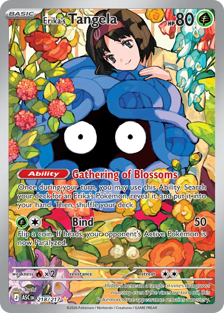 Erika's Tangela, Ascended Heroes #218/217