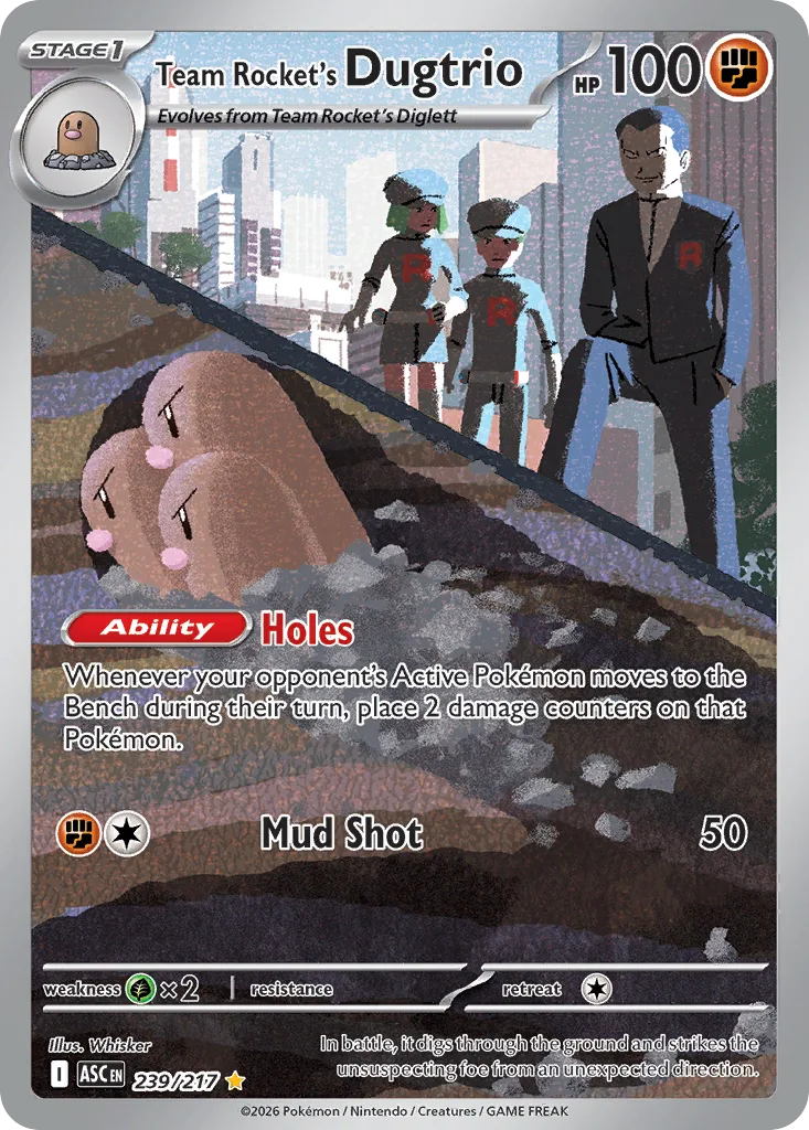 Team Rocket's Dugtrio, Ascended Heroes #239/217