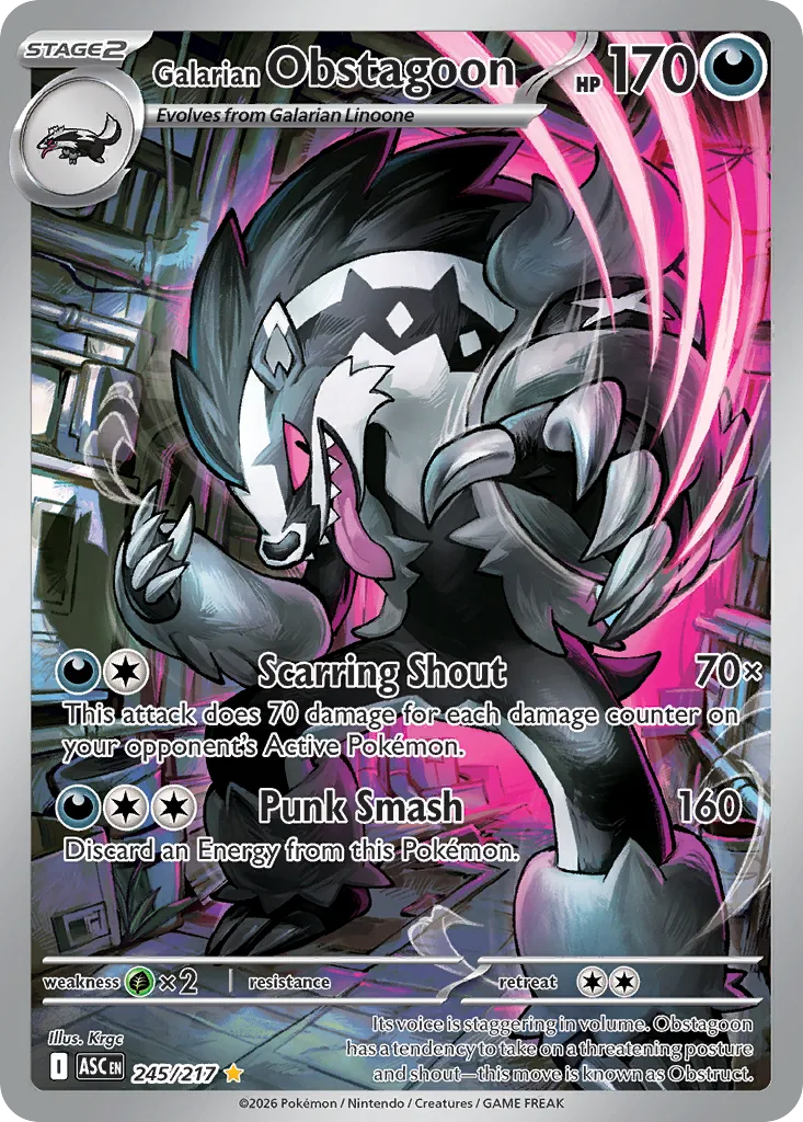 Galarian Obstagoon, Ascended Heroes #245/217