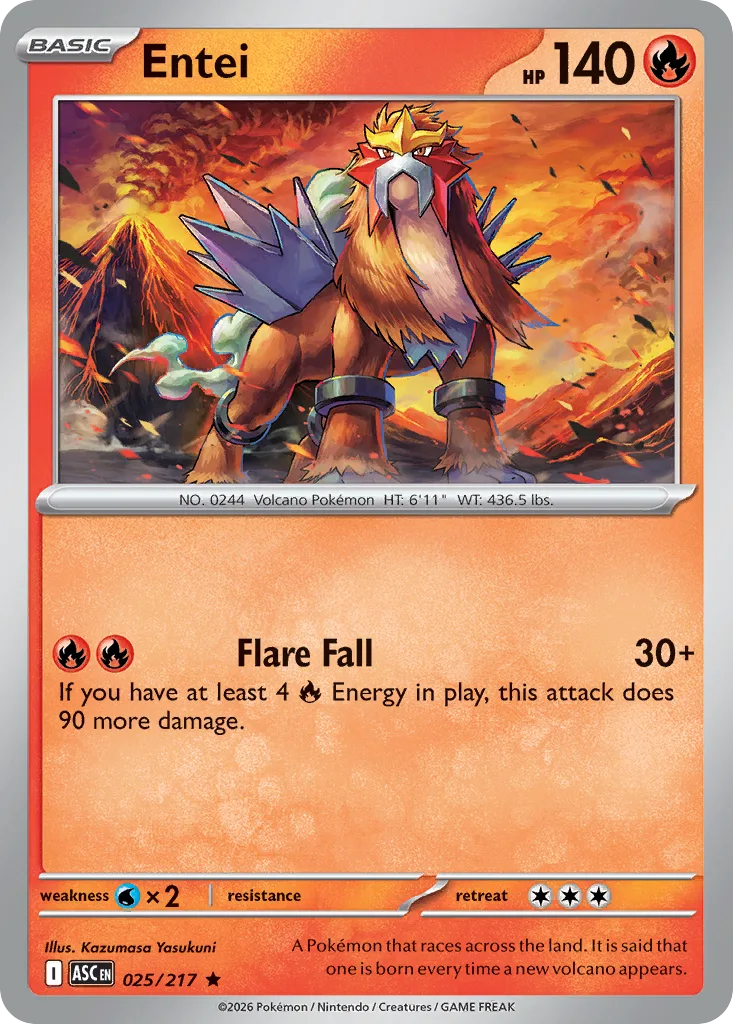 Entei, Ascended Heroes #025/217