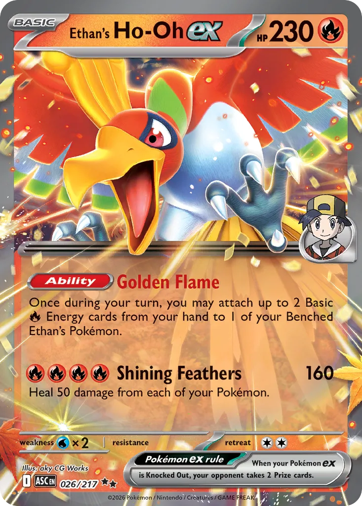 Ethan's Ho-Oh ex, Ascended Heroes #026/217