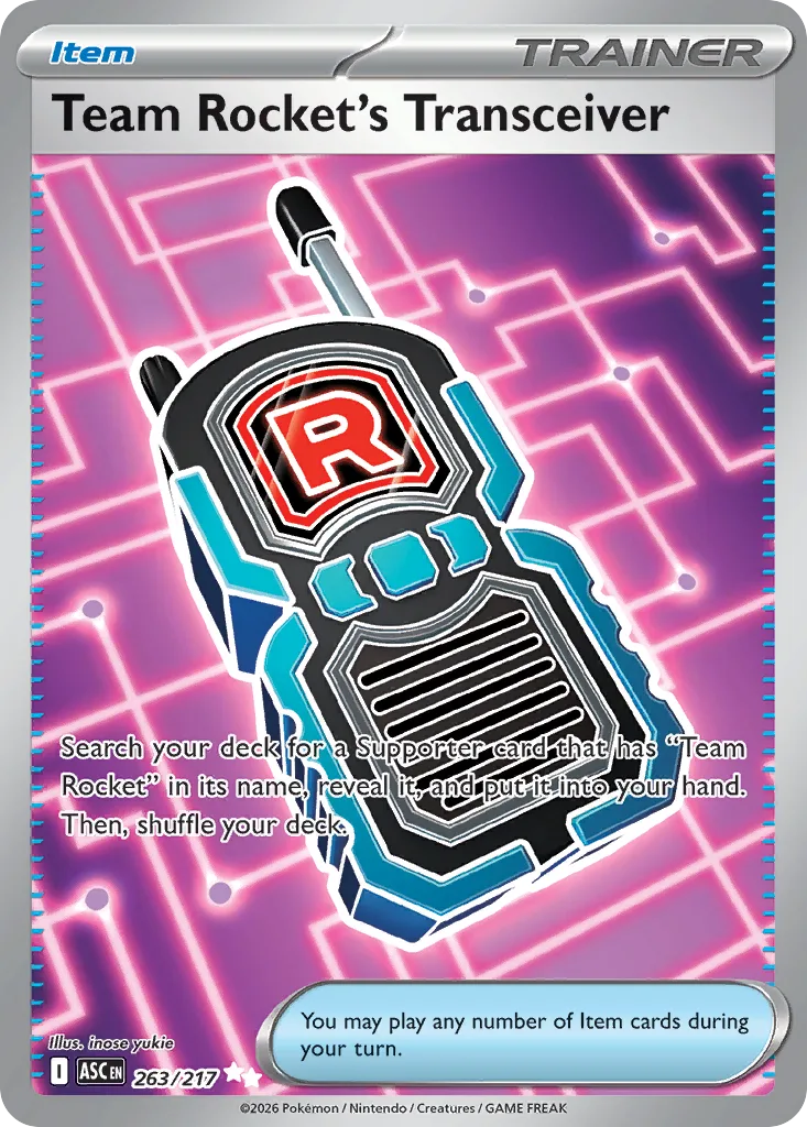Team Rocket's Transceiver, Ascended Heroes #263/217