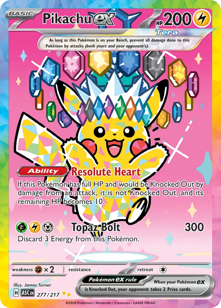 Pikachu ex, Ascended Heroes #277/217