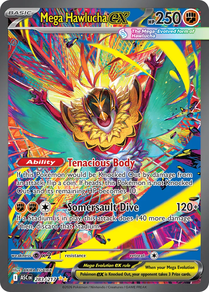Mega Hawlucha ex, Ascended Heroes #283/217