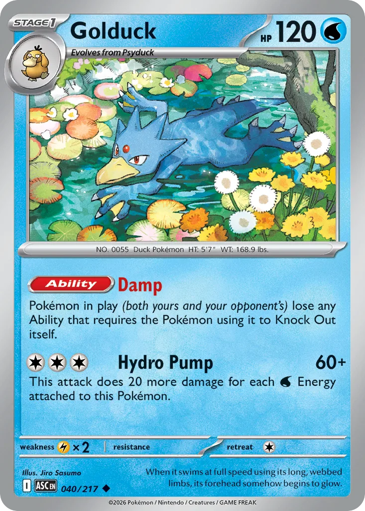 Golduck, Ascended Heroes #040/217