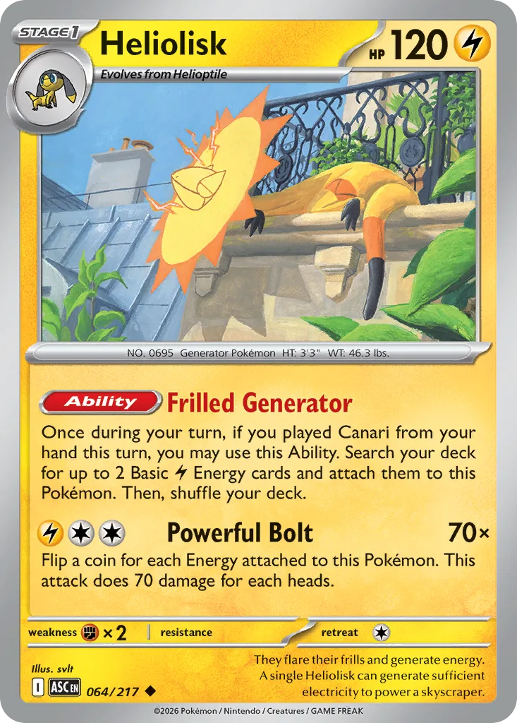 Heliolisk, Ascended Heroes #064/217