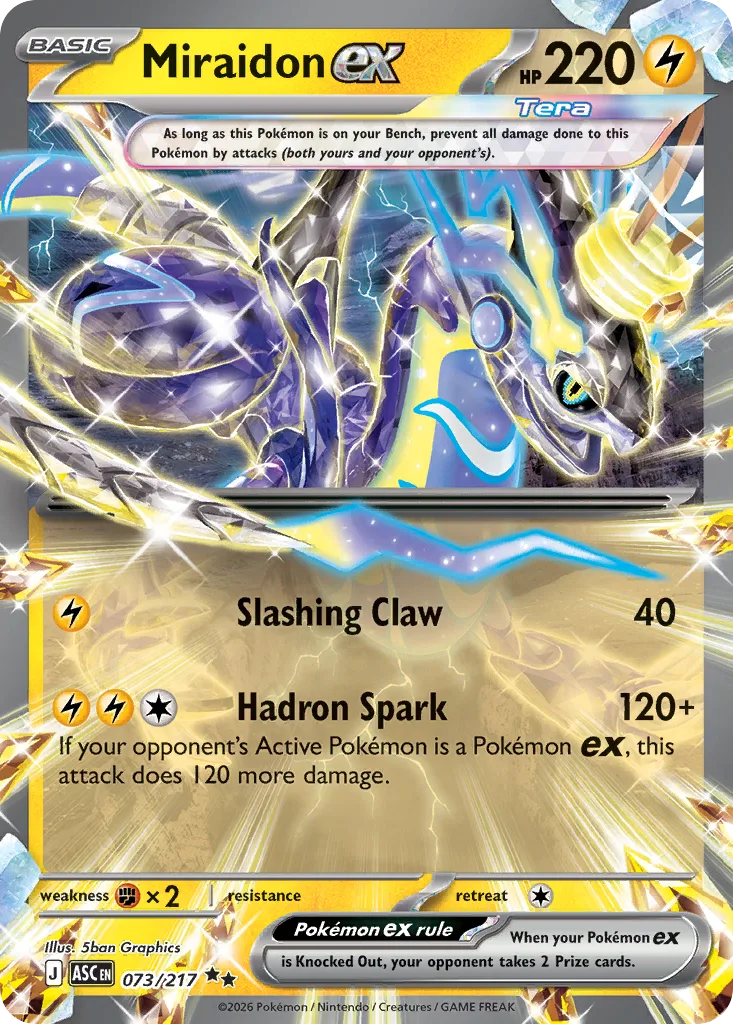 Miraidon ex, Ascended Heroes #073/217