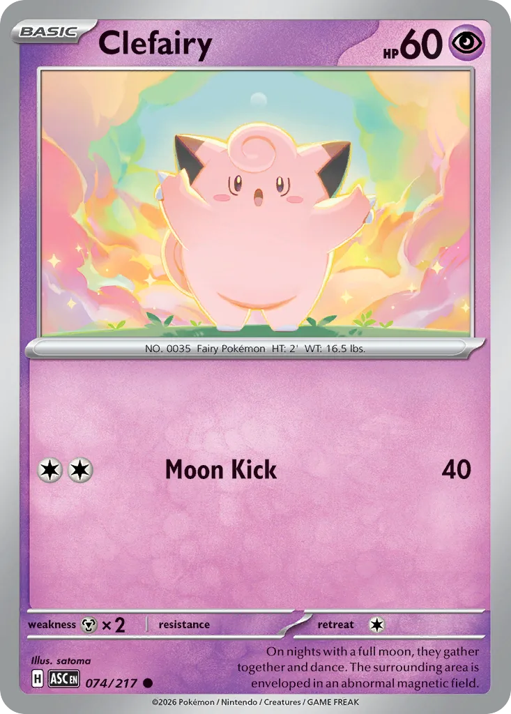 Clefairy, Ascended Heroes #074/217