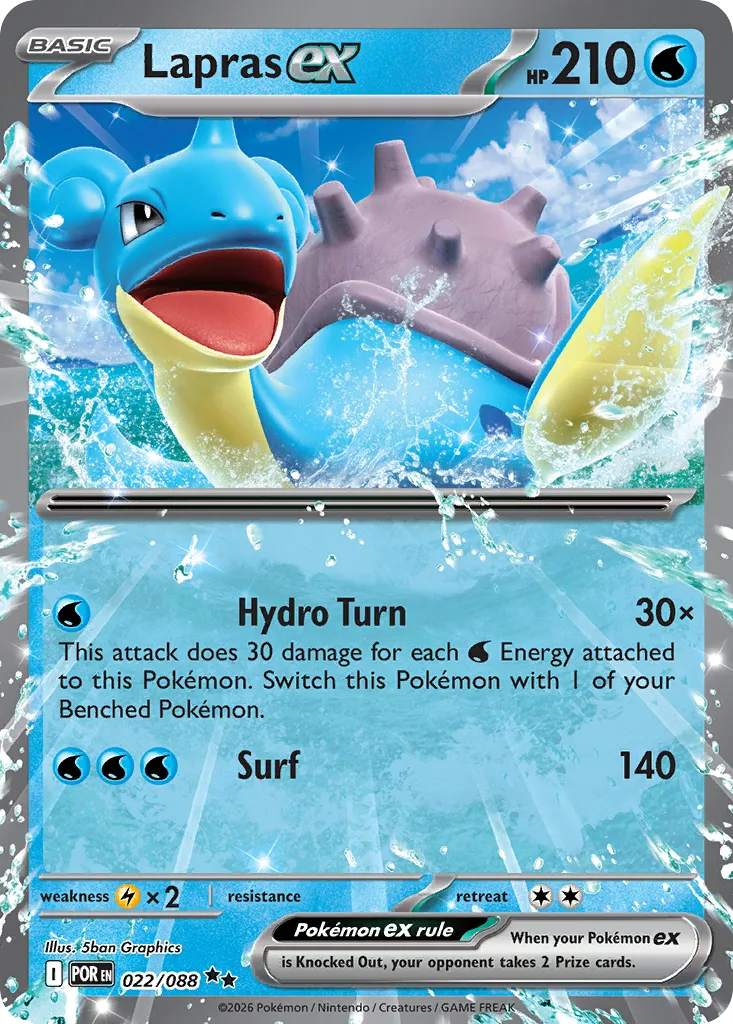 Lapras ex, Perfect Order #022/088