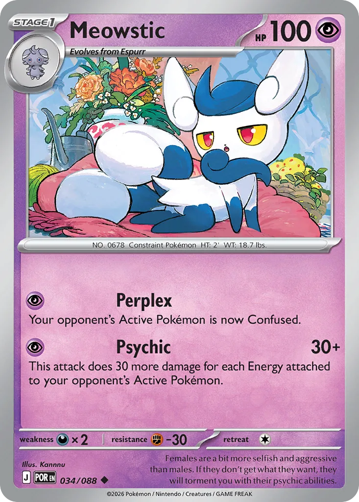 Meowstic, Perfect Order #034/088