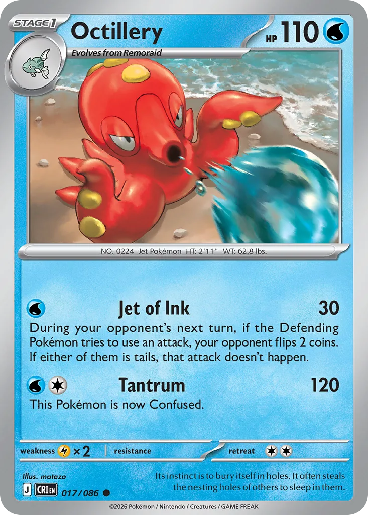 Octillery, Chaos Rising #017/086