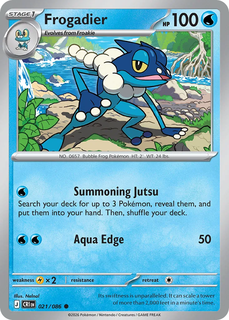 Frogadier, Chaos Rising #021/086