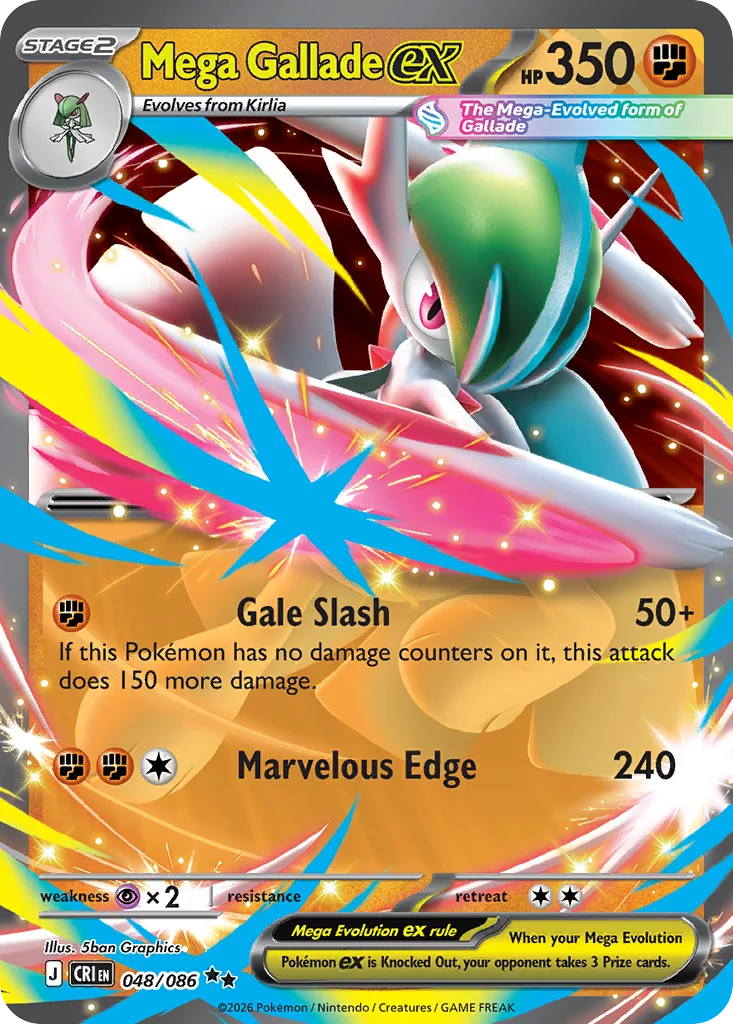 Mega Gallade ex, Chaos Rising #048/086