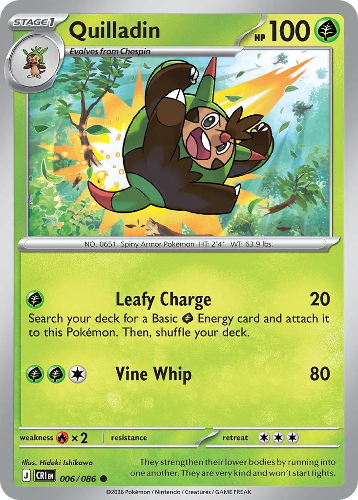 Quilladin, Chaos Rising #006/086