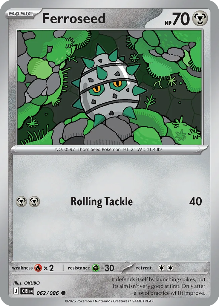 Ferroseed, Chaos Rising #062/086