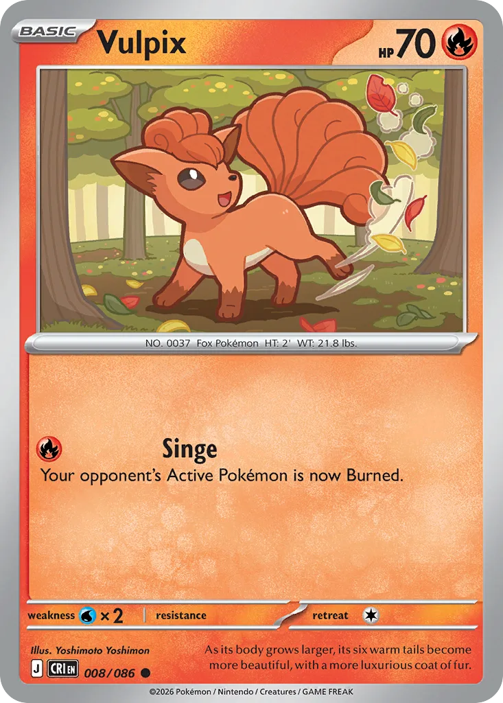 Vulpix, Chaos Rising #008/086