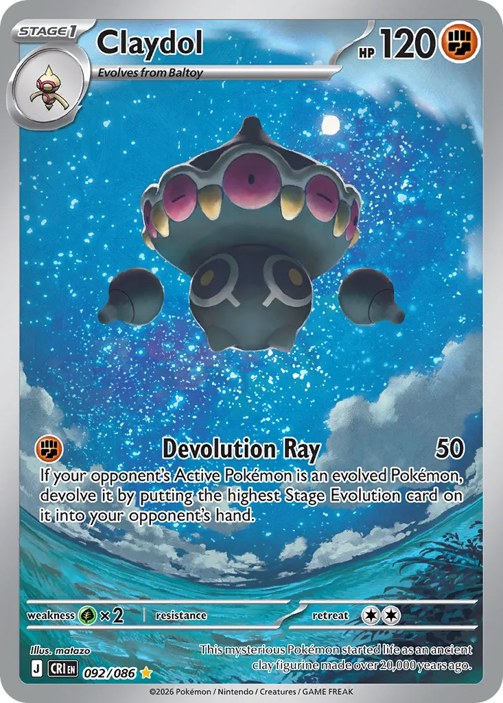 Claydol, Chaos Rising #092/086