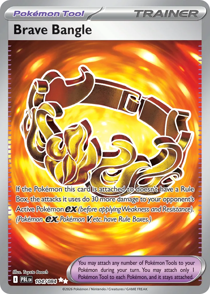 Brave Bangle, Pitch Black #104/084