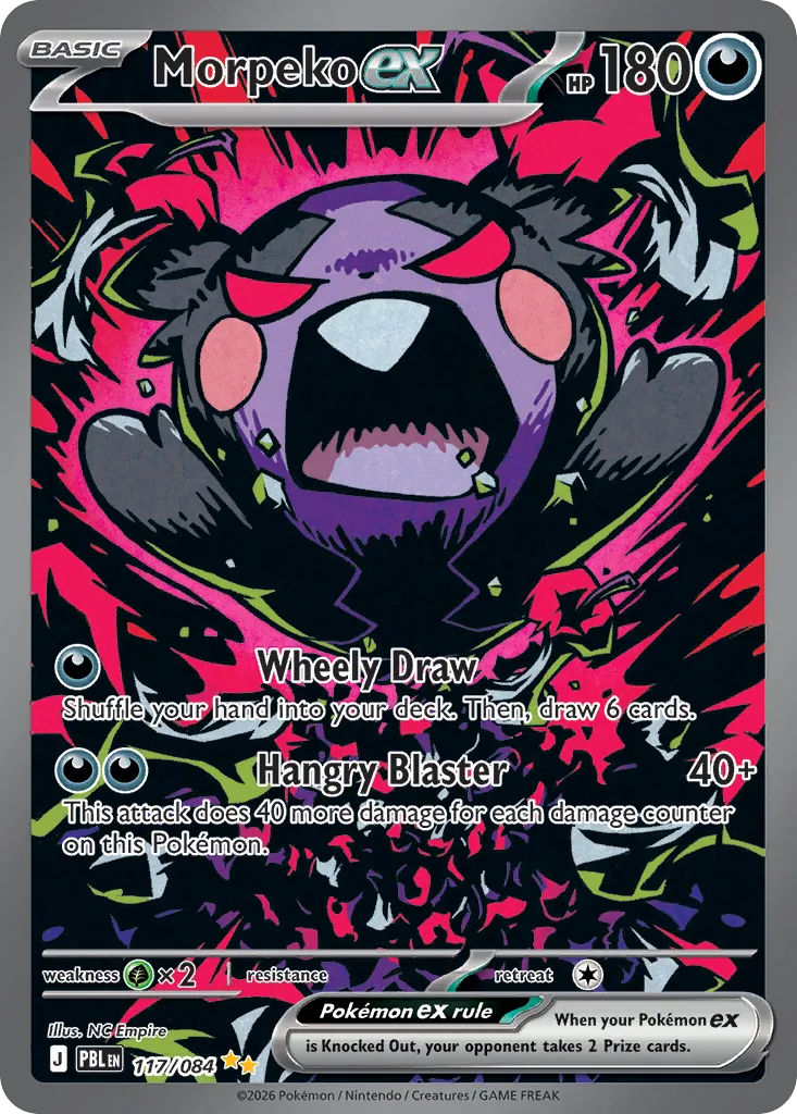 Morpeko ex, Pitch Black #117/084