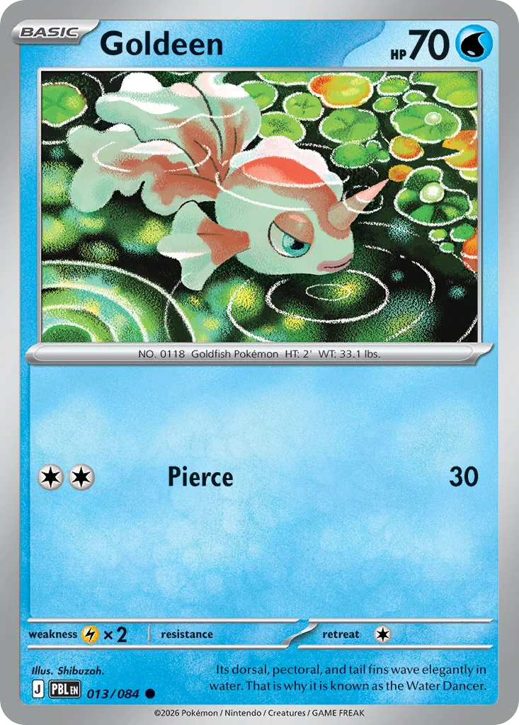 Goldeen, Pitch Black #013/084