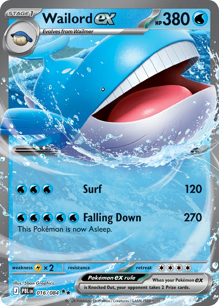 Wailord ex, Pitch Black #016/084