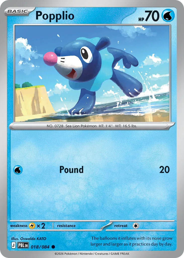 Popplio, Pitch Black #018/084