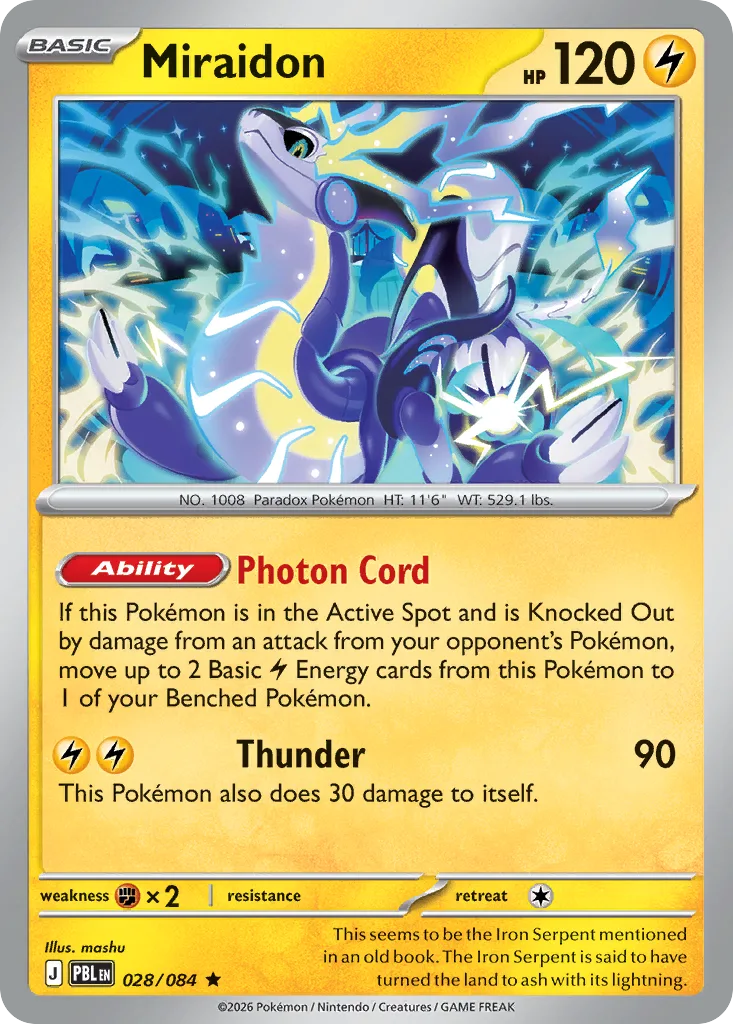 Miraidon, Pitch Black #028/084