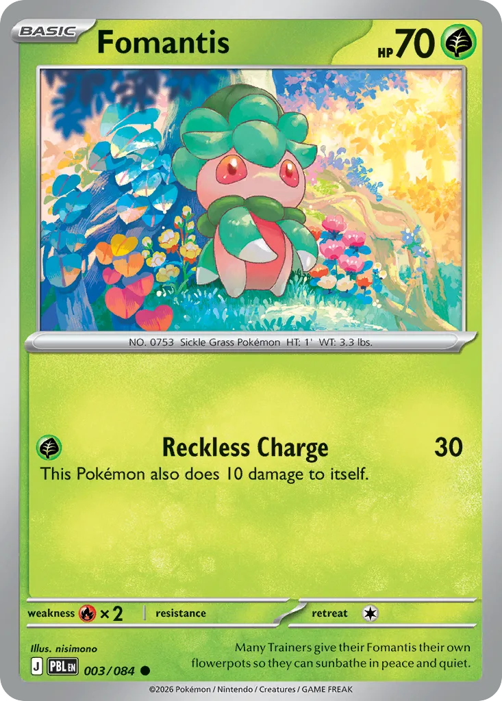 Fomantis, Pitch Black #003/084