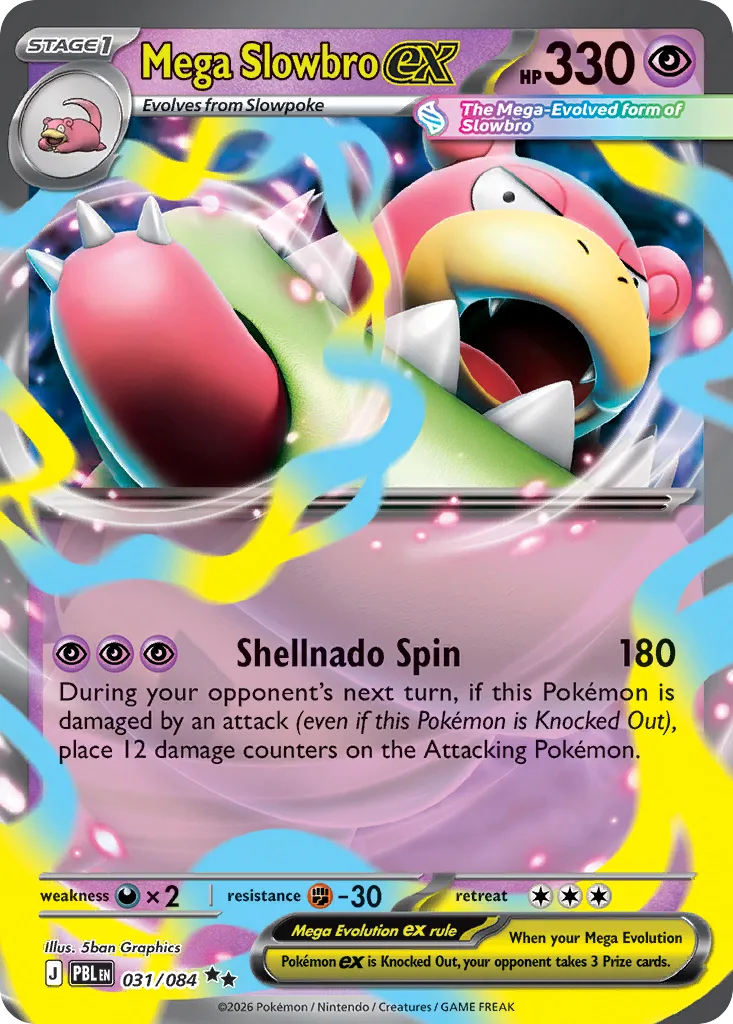 Mega Slowbro ex, Pitch Black #031/084