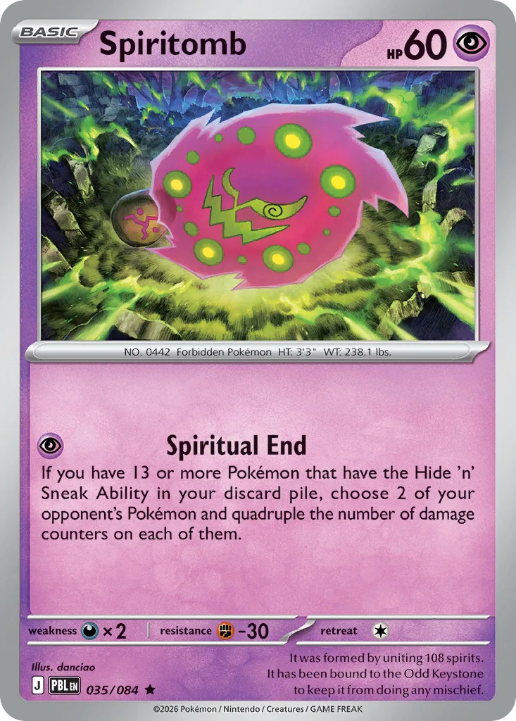 Spiritomb, Pitch Black #035/084