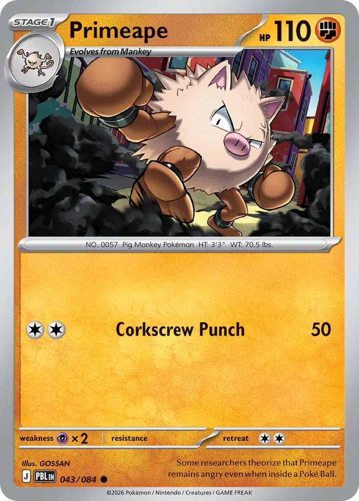 Primeape, Pitch Black #043/084