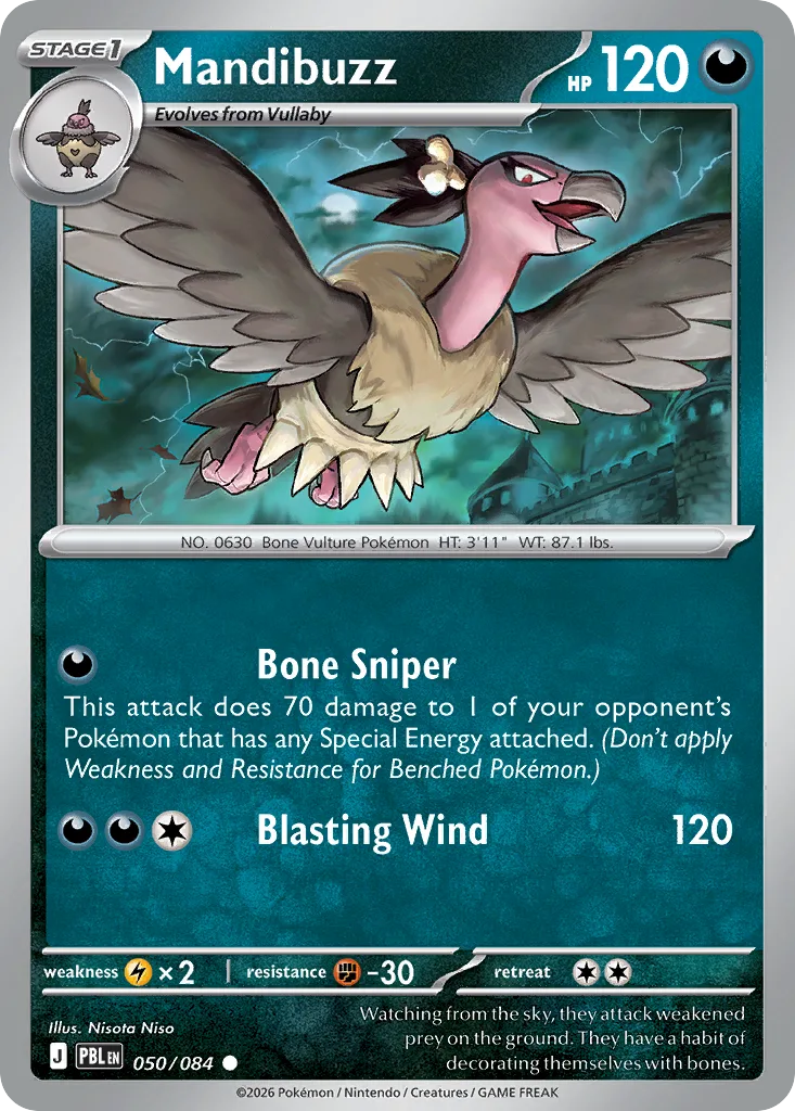 Mandibuzz, Pitch Black #050/084