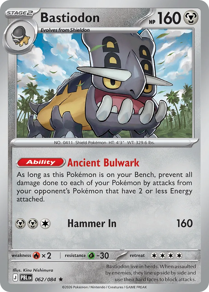 Bastiodon, Pitch Black #062/084