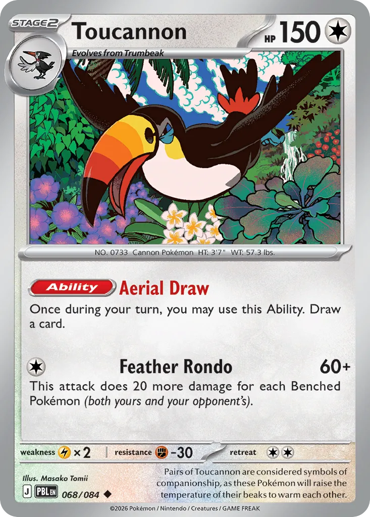 Toucannon, Pitch Black #068/084