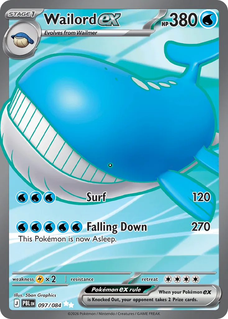 Wailord ex, Pitch Black #097/084
