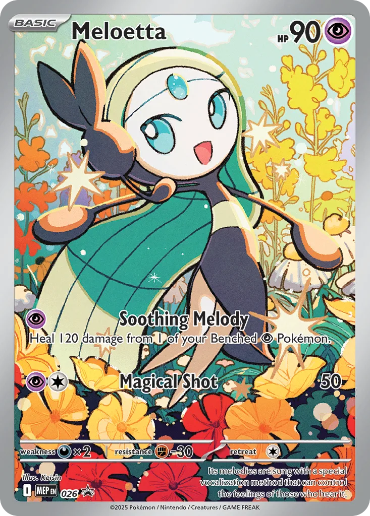 Meloetta, Mega Evolution Black Star Promos #026
