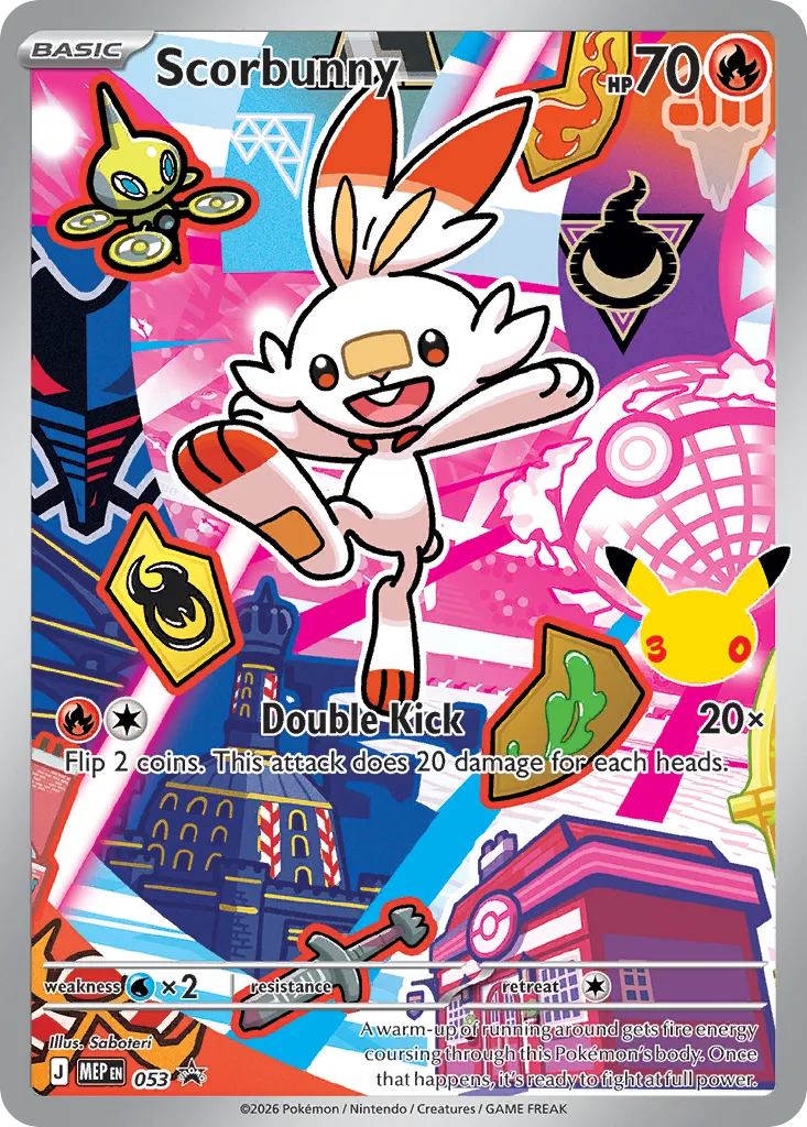 Scorbunny, Mega Evolution Black Star Promos #053