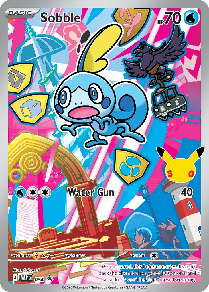 Sobble, Mega Evolution Black Star Promos #054