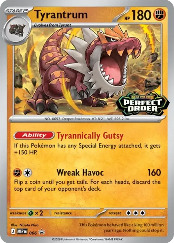 Tyrantrum, Mega Evolution Black Star Promos #066
