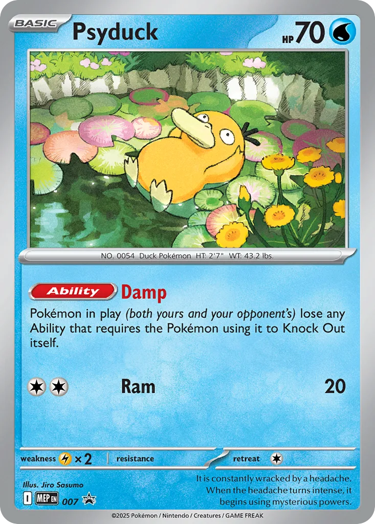 Psyduck, Mega Evolution Black Star Promos #007