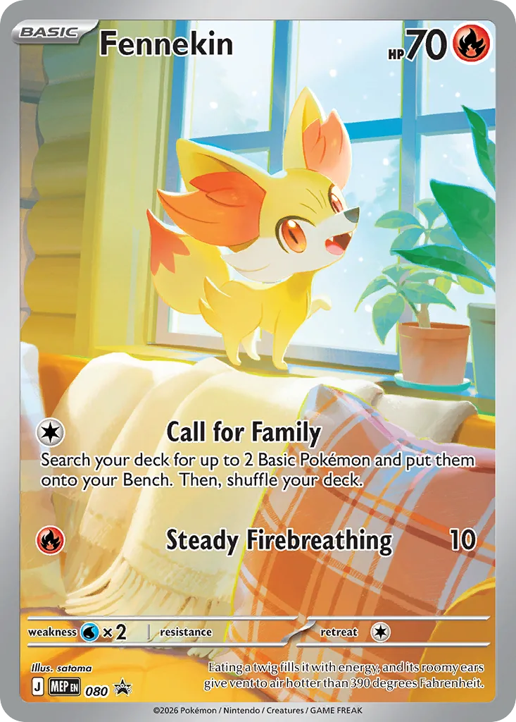 Fennekin, Mega Evolution Black Star Promos #080