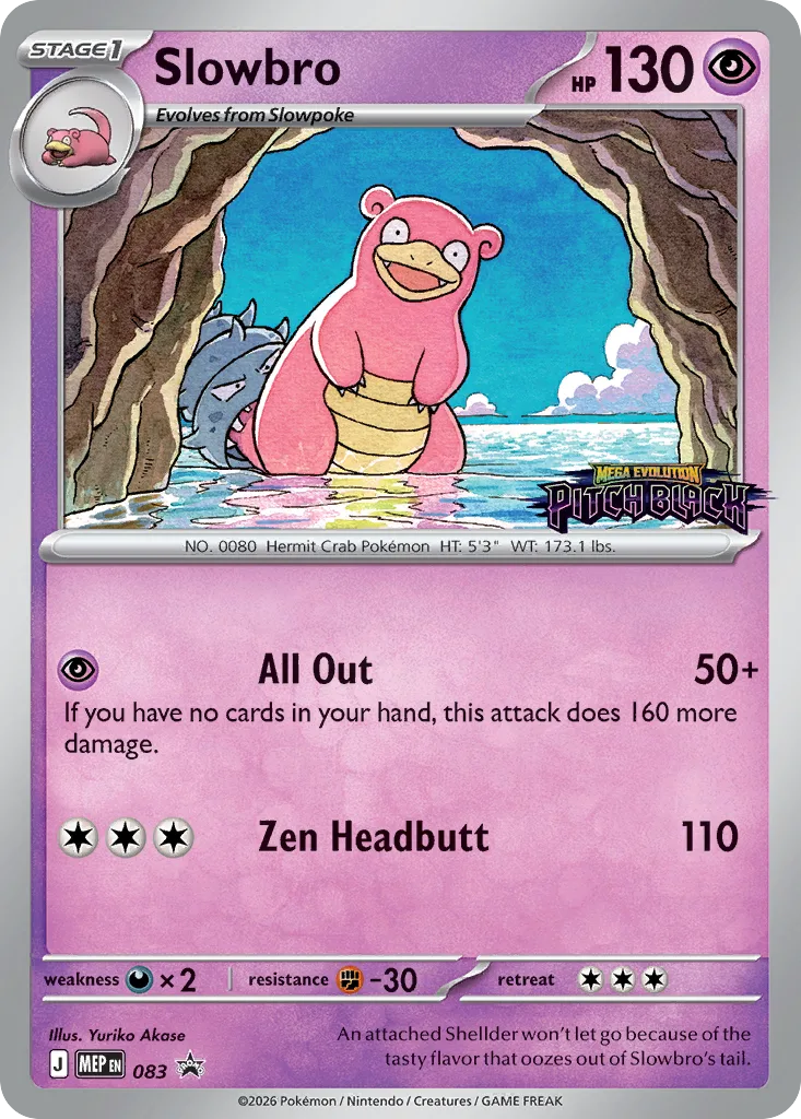 Slowbro, Mega Evolution Black Star Promos #083