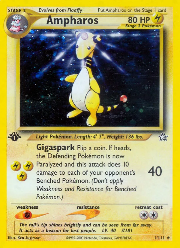 Ampharos, Neo Genesis #1/111