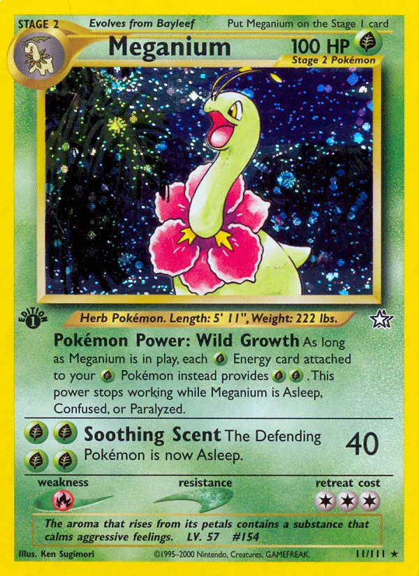 Meganium, Neo Genesis #11/111
