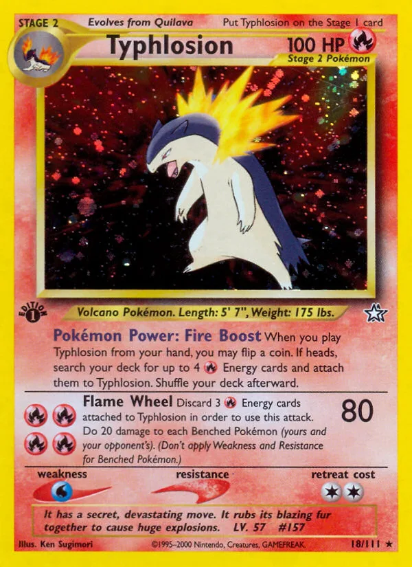 Typhlosion, Neo Genesis #18/111