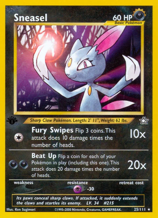 Sneasel, Neo Genesis #25/111