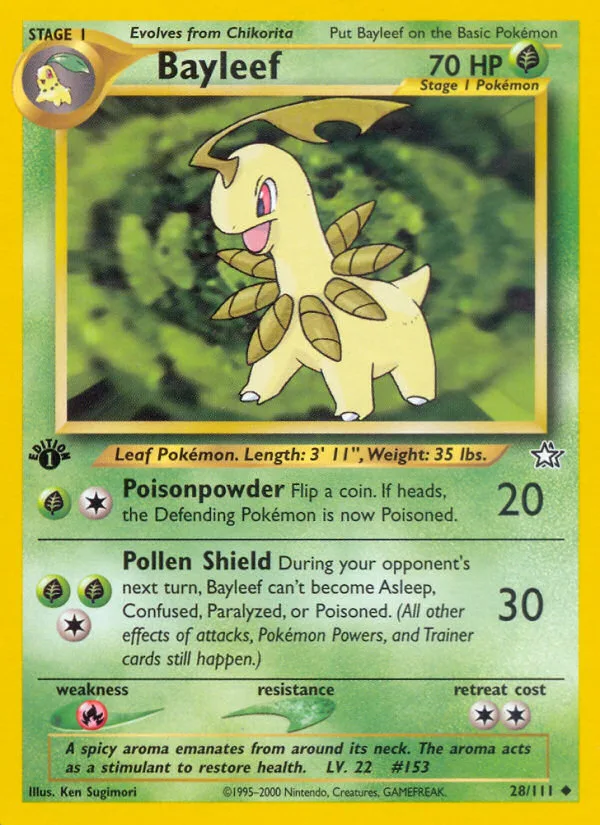 Bayleef, Neo Genesis #28/111