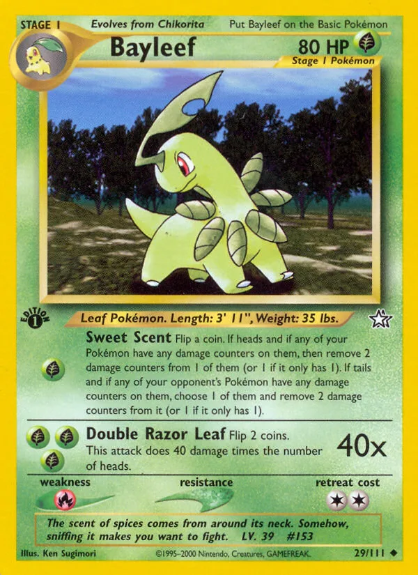 Bayleef, Neo Genesis #29/111